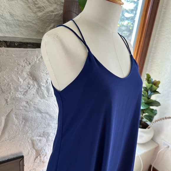 Royal blue sheer dress - Picture 3 of 5